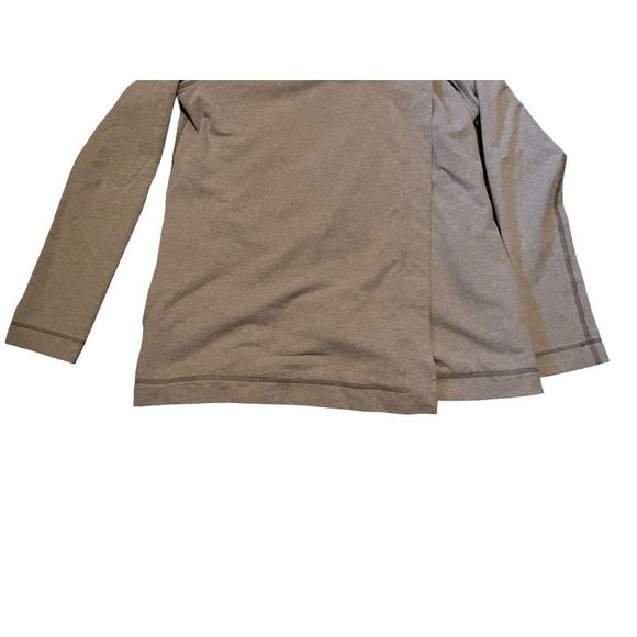 Lululemon Savasana Wrap Heather Light Brown  Size 6 - Picture 8 of 12